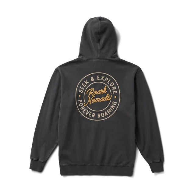 ROARK Nomads Badge Pullover Hoodie Onyx Men's Pullover Hoodies Roark Revival 