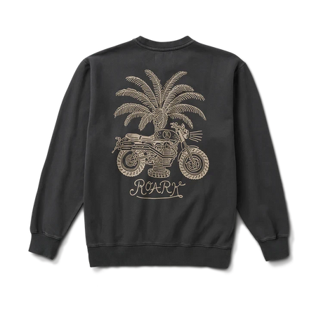 ROARK Moto Fleece Crew Onyx Men's Crewnecks Roark Revival 