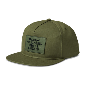 ROARK Station Snapback Hat Black Provision Green Men's Hats Roark Revival 