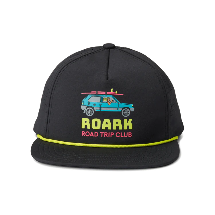 ROARK Hybro Cinch Hat Black/Sulphur Men's Hats Roark Revival 