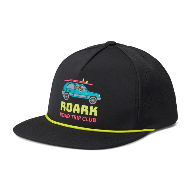 ROARK Hybro Cinch Hat Black/Sulphur Men's Hats Roark Revival 