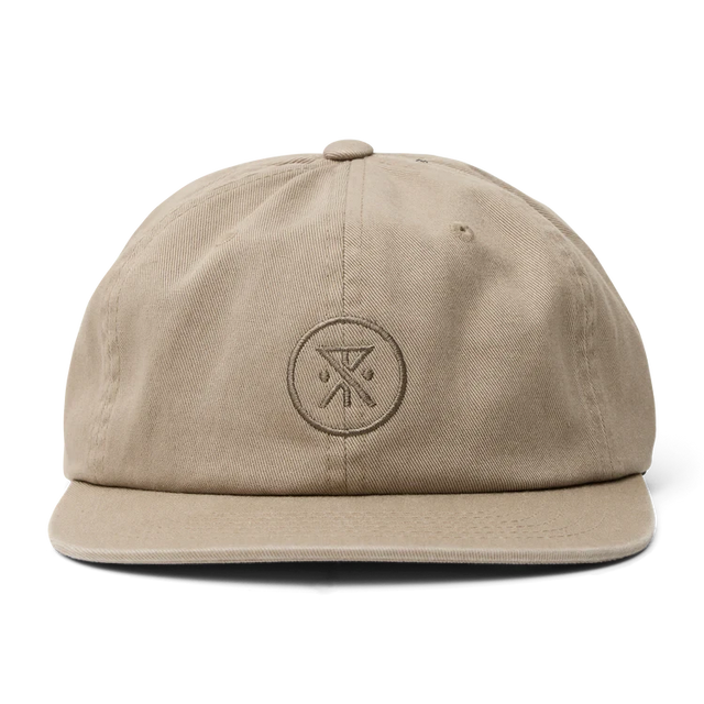 ROARK Made To Fade 6 Panel Washed Fossil Men's Hats Roark Revival 