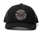 ROARK Foam Trucker Global Hat Black Men's Hats Roark Revival 
