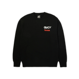 HUF X KODAK Ride The Lightning Crewneck Sweater Black Men's Crewnecks Huf 