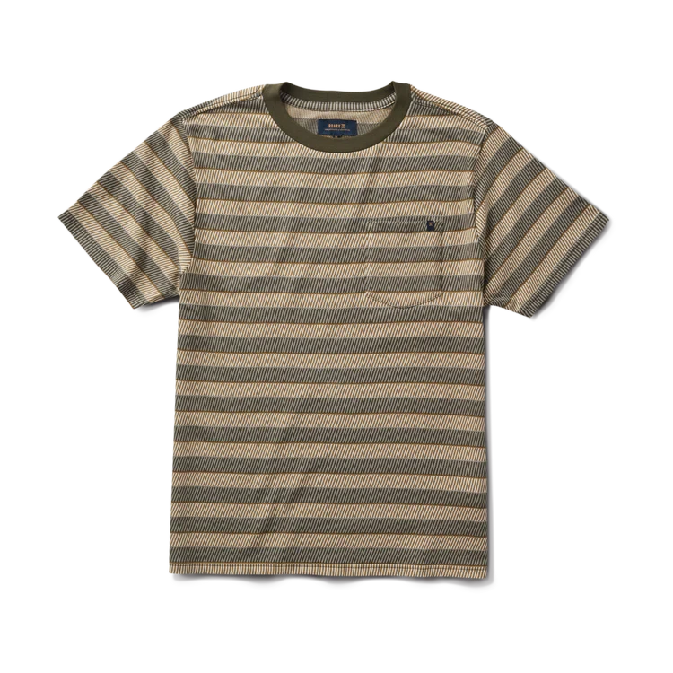 ROARK Journey Jacquard T-Shirt Ghost Grey Men's Short Sleeve T-Shirts Roark Revival 