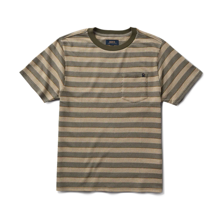 ROARK Journey Jacquard T-Shirt Ghost Grey Men's Short Sleeve T-Shirts Roark Revival 