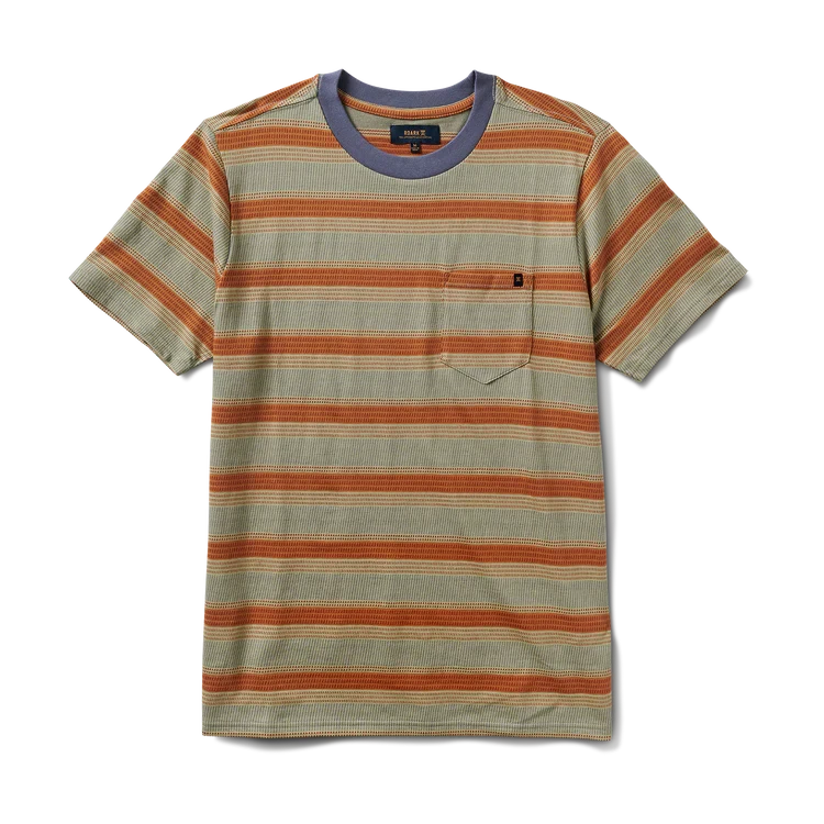 ROARK Journey Jacquard T-Shirt Sage Men's Short Sleeve T-Shirts Roark Revival 