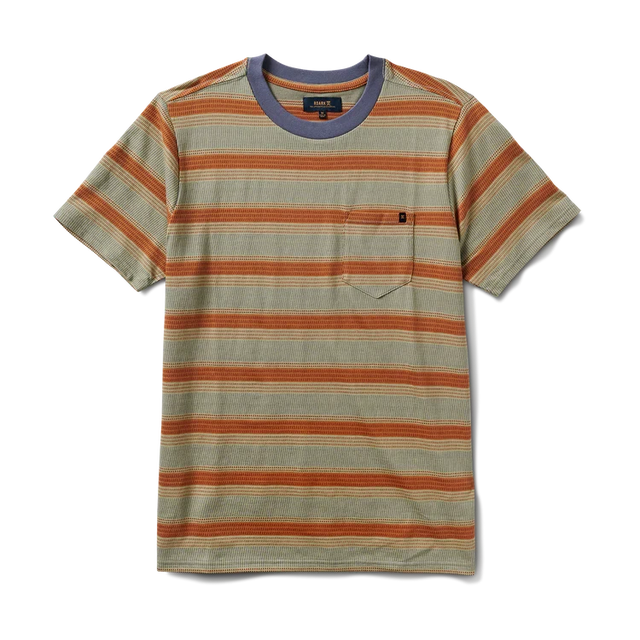 ROARK Journey Jacquard T-Shirt Sage Men's Short Sleeve T-Shirts Roark Revival 