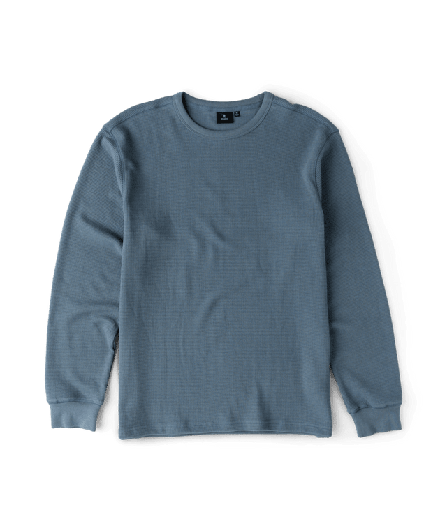 ROARK Well Worn Thermal Slate Men's Long Sleeve T-Shirts Roark Revival 