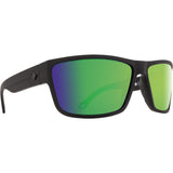 SPY Rocky Soft Matte Black - Happy Bronze Green Spectra Polarized Sunglasses Sunglasses Spy 