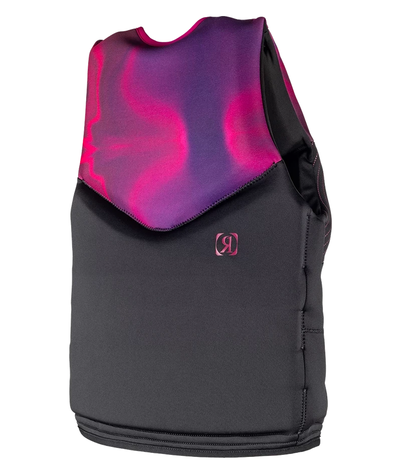 RONIX Teen Prom Queen Capella 3.0 CGA Wake Vest Plum/Black Youth Wake Vests Ronix 