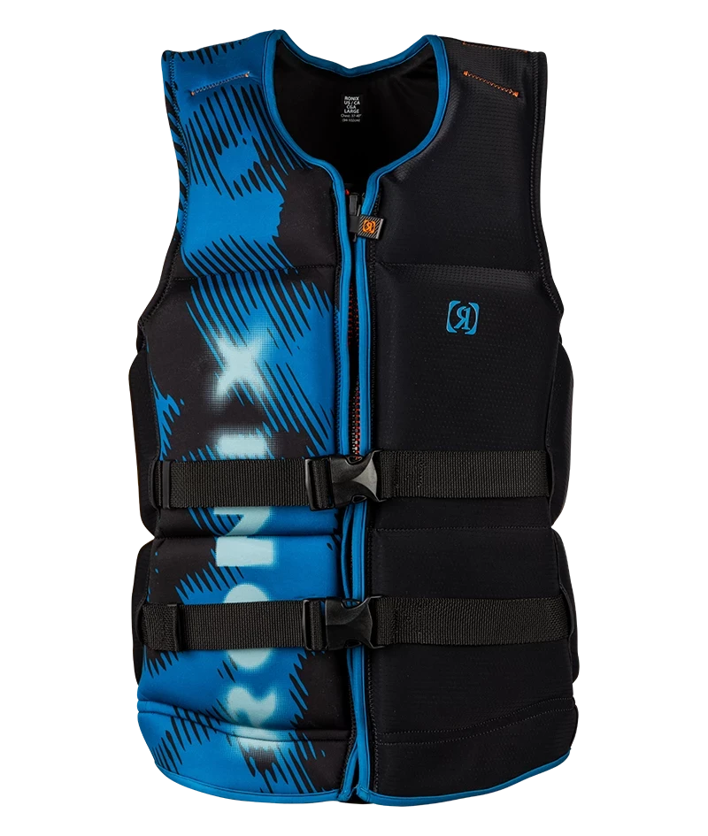 RONIX Atomik Capella 3.0 CGA Wake Vest Black/Slate Blue Men's Wake Vests Ronix 