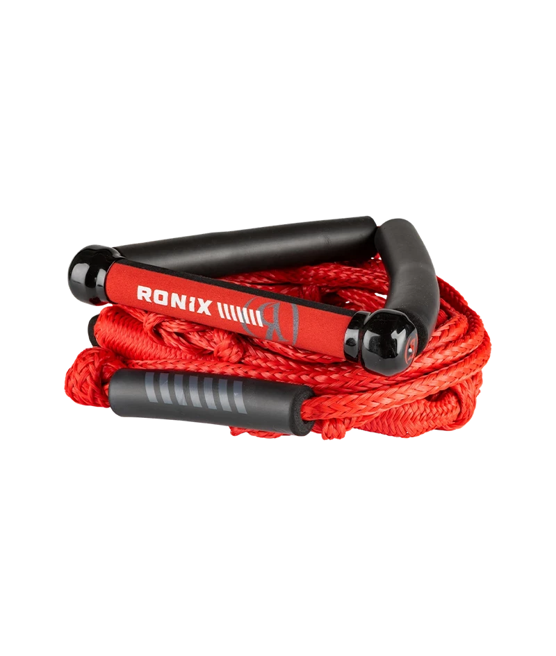 RONIX Bungee Surf Rope With Handle Crimson Red Wakesurf Ropes Ronix 