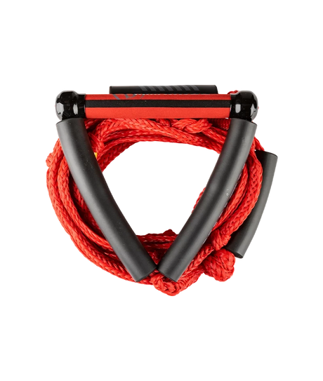 RONIX Bungee Surf Rope With Handle Crimson Red Wakesurf Ropes Ronix 