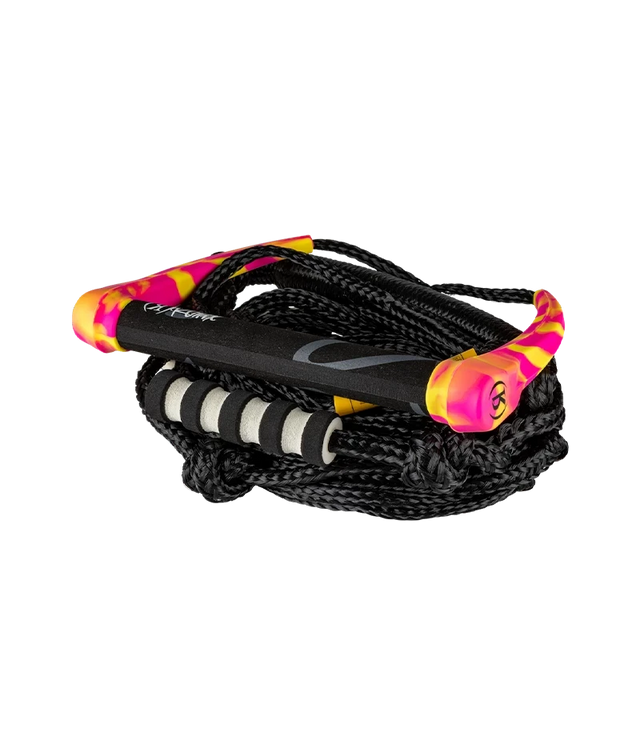 RONIX Silicone Stretch Surf Rope With Handle Tropical Swirl Wakesurf Ropes Ronix 