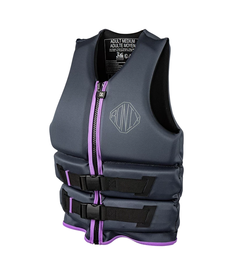 RONIX Women's Avalon Yes CGA Wake Vest Ash/Violet Women's Wake Vests Ronix 
