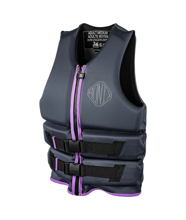 RONIX Women's Avalon Yes CGA Wake Vest Ash/Violet Women's Wake Vests Ronix 