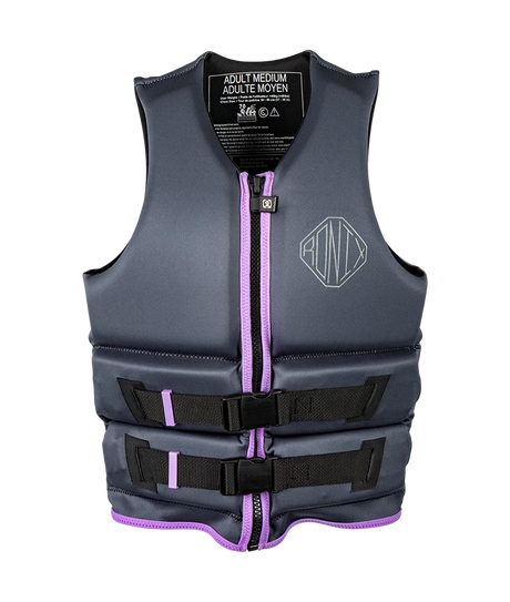RONIX Women's Avalon Yes CGA Wake Vest Ash/Violet Women's Wake Vests Ronix 