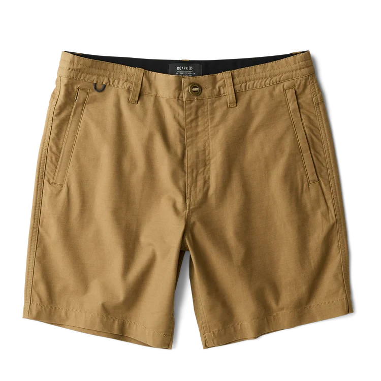 ROARK Layover Pro Traveller Shorts Dark Khaki Men's Walkshorts Roark Revival 