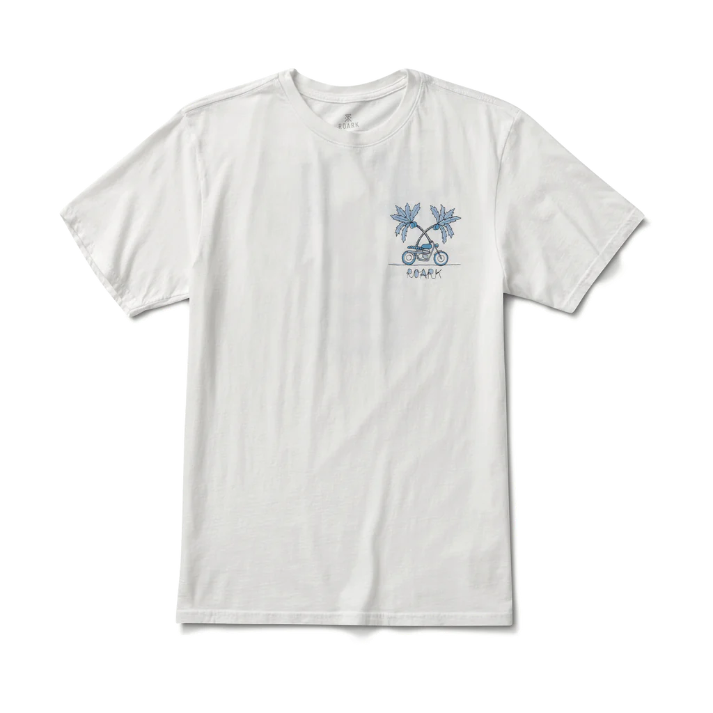ROARK Palm Cafe Premium T-Shirt Off White Men's Short Sleeve T-Shirts Roark Revival 