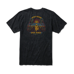 ROARK Open Roads Mineral Wash Premium T-Shirt Black Men's Short Sleeve T-Shirts Roark Revival 