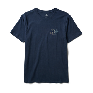 ROARK Happy Daze T-shirt Navy Men's Short Sleeve T-Shirts Roark Revival 