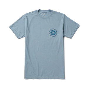 ROARK Rishiri Post Stamp T-Shirt Dusty Blue Men's Short Sleeve T-Shirts Roark Revival 