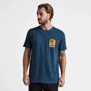 ROARK Unhustle Premium T-Shirt Nannai Blue Men's Short Sleeve T-Shirts Roark Revival 