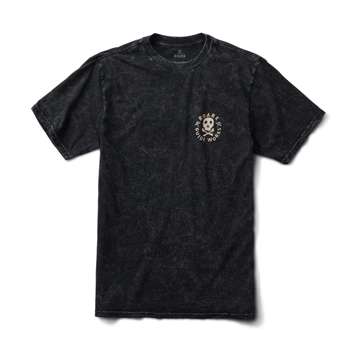 ROARK Guideworks Skull T-Shirt Black Men's Short Sleeve T-Shirts Roark Revival 