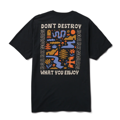 ROARK Nomads Premium T-Shirt Black Men's Short Sleeve T-Shirts Roark Revival 