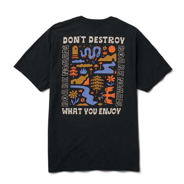 ROARK Nomads Premium T-Shirt Black Men's Short Sleeve T-Shirts Roark Revival 