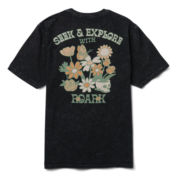 ROARK Seek & Explore Premium T-Shirt Black Men's Short Sleeve T-Shirts Roark Revival 