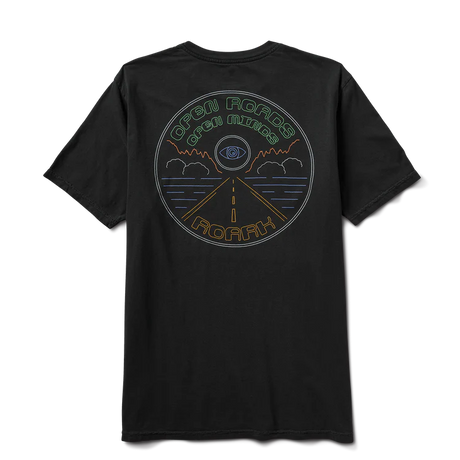 ROARK Open Roads T-Shirt Black Men's Short Sleeve T-Shirts Roark Revival 