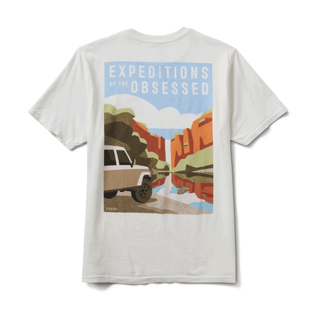 ROARK Expeditions Of The Obsessed T-Shirt Off White Men's Short Sleeve T-Shirts Roark Revival 