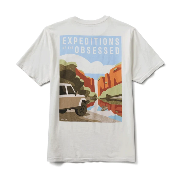 ROARK Expeditions Of The Obsessed T-Shirt Off White Men's Short Sleeve T-Shirts Roark Revival 