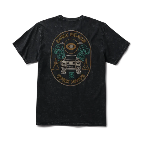 ROARK Open Roads Premium T-Shirt Black Men's Short Sleeve T-Shirts Roark Revival 