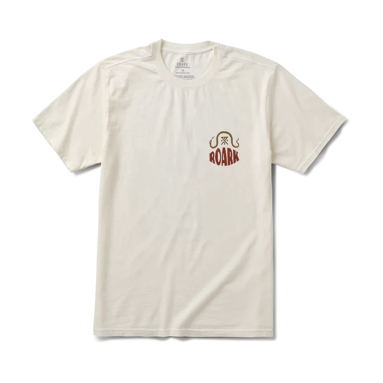 ROARK Palm Snake Premium T-Shirt Off White Men's Short Sleeve T-Shirts Roark Revival 