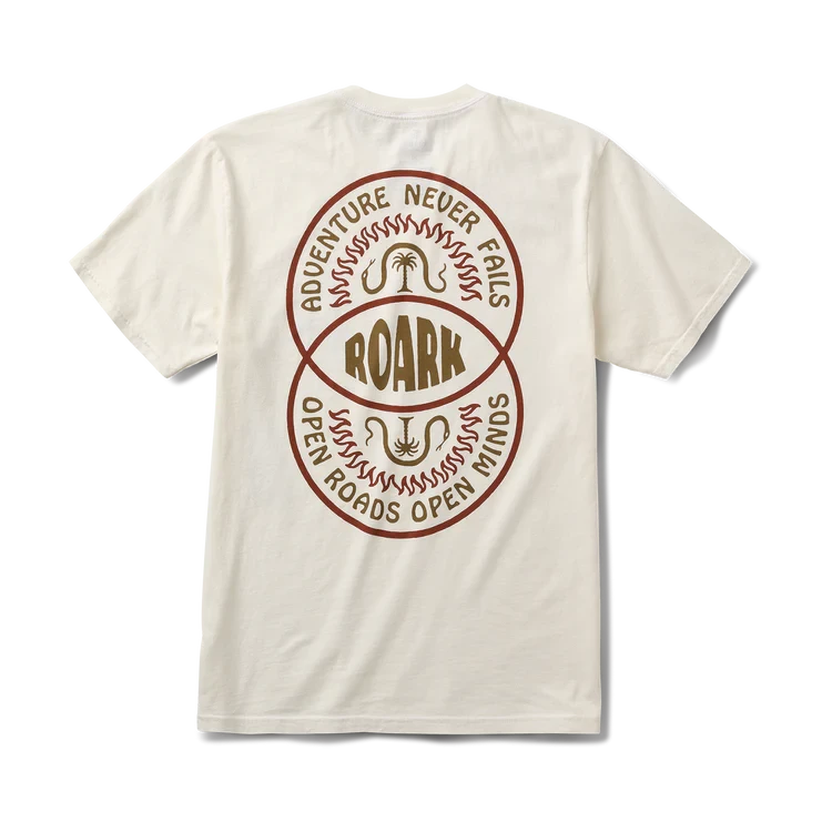 ROARK Palm Snake Premium T-Shirt Off White Men's Short Sleeve T-Shirts Roark Revival 