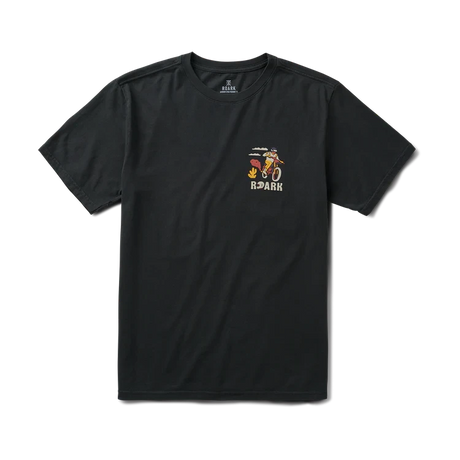 ROARK Atacame Guideworks Premium T-Shirt Black Men's Short Sleeve T-Shirts Roark Revival 