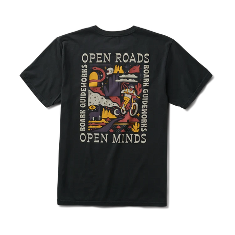 ROARK Atacame Guideworks Premium T-Shirt Black Men's Short Sleeve T-Shirts Roark Revival 