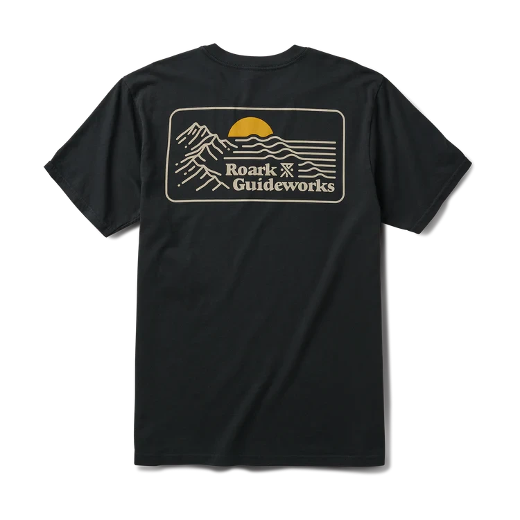 ROARK Earth & Sea Premium T-Shirt Black Men's Short Sleeve T-Shirts Roark Revival 