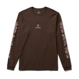 ROARK Tomas Premium Long Sleeve T-Shirt Dark Brown Men's Long Sleeve T-Shirts Roark Revival 