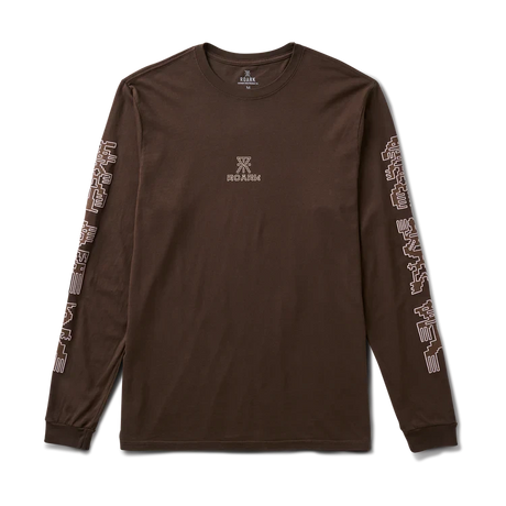 ROARK Tomas Premium Long Sleeve T-Shirt Dark Brown Men's Long Sleeve T-Shirts Roark Revival 