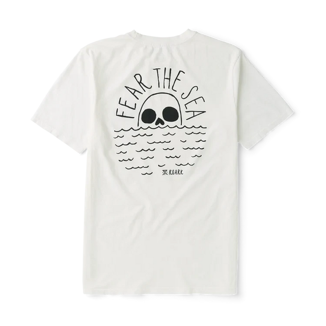 ROARK Fear The Sea Premium T-Shirt Off White Men's Short Sleeve T-Shirts Roark Revival 