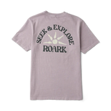 ROARK Seek & Explore Premium T-Shirt Dusty Lilac Men's Short Sleeve T-Shirts Roark Revival 