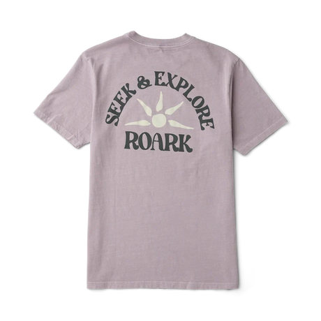 ROARK Seek & Explore Premium T-Shirt Dusty Lilac Men's Short Sleeve T-Shirts Roark Revival 