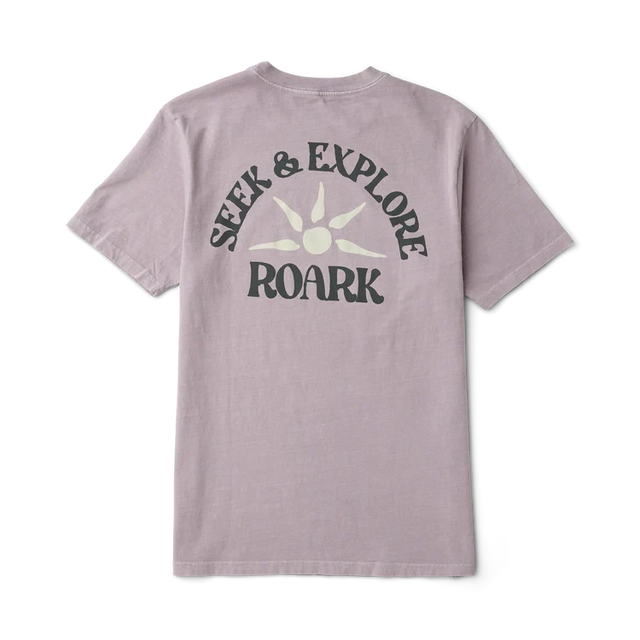 ROARK Seek & Explore Premium T-Shirt Dusty Lilac Men's Short Sleeve T-Shirts Roark Revival 