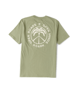 ROARK Peace Palm T-Shirt Dusty Sage Men's Short Sleeve T-Shirts Roark Revival 