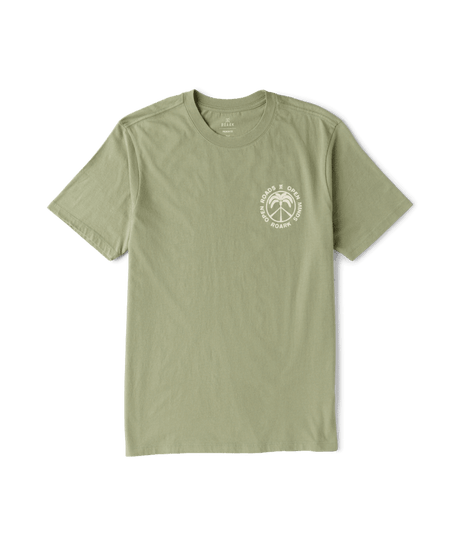 ROARK Peace Palm T-Shirt Dusty Sage Men's Short Sleeve T-Shirts Roark Revival 