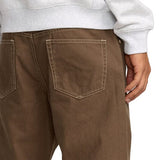 RVCA Dayshift 5 Pocket Pant Bombay Brown Men's Pants RVCA 